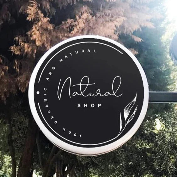 Circle Light Box Outdoor Sign